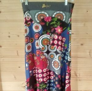 Desiqual maxi skirt. Art to wear.